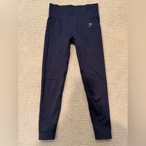 GymShark Vital Seamless 2.0 Leggings - Black Marl